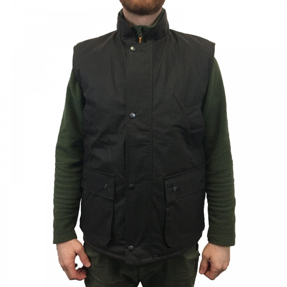 High Mount Mens Wax Quilted Body Warmer - Just £34.99! Shop now at Warwickshire Clothing.