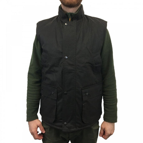 Hi Mount Mens Wax Quilted Body Warmer - Just $34.99! Shop now at Warwickshire Clothing. Free Dellivery.