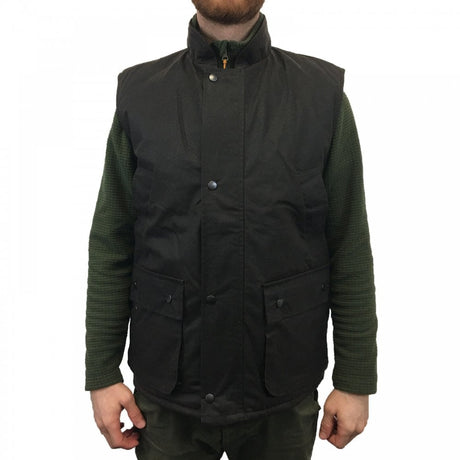 High Mount Mens Wax Quilted Body Warmer - Just £34.99! Shop now at Warwickshire Clothing.