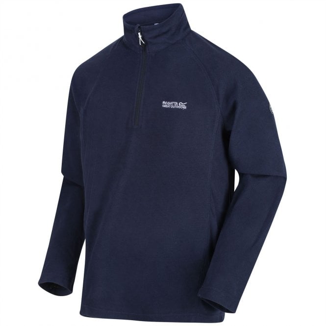 Regatta Montes Mens Half Zip Fleece Lightweight Jumper Pullover - Just £12.49! Shop now at Warwickshire Clothing.