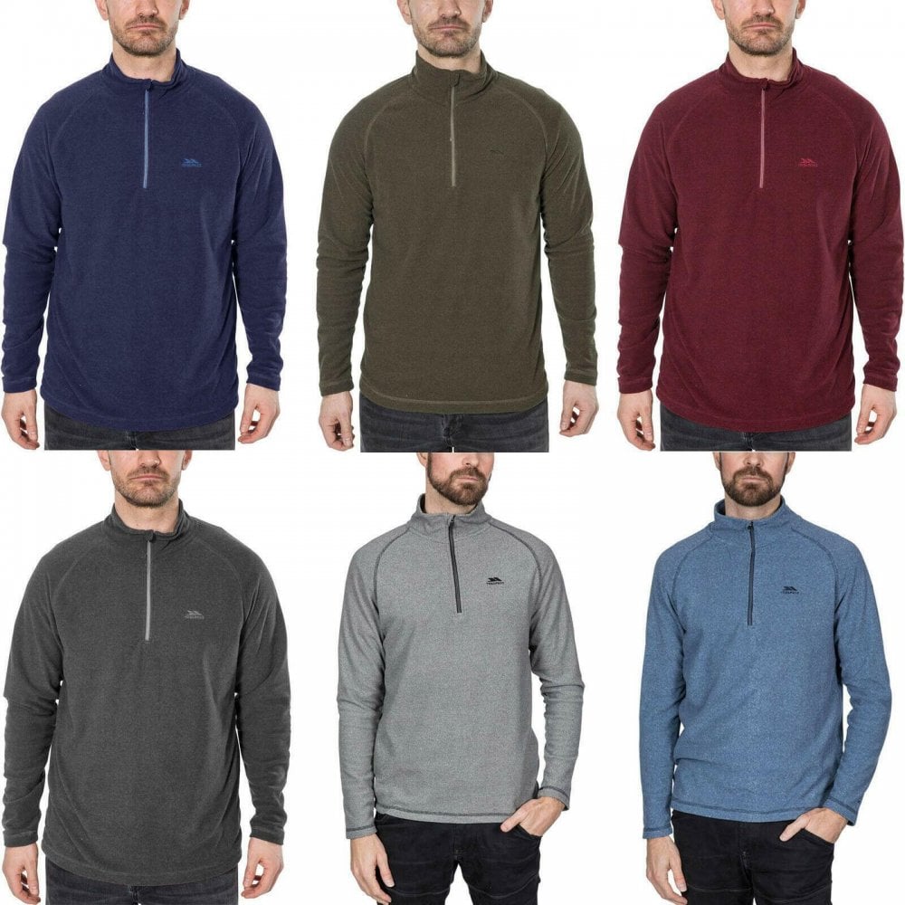 Trespass Keynote Mens Half Zip Fleece - Just £13.99! Shop now at Warwickshire Clothing.