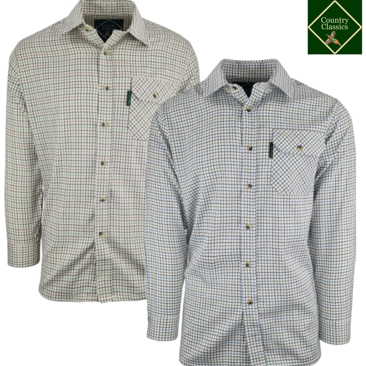 Country Classics Mens Long Sleeve Shirt - Epsom - Just £18.99! Shop now at Warwickshire Clothing.