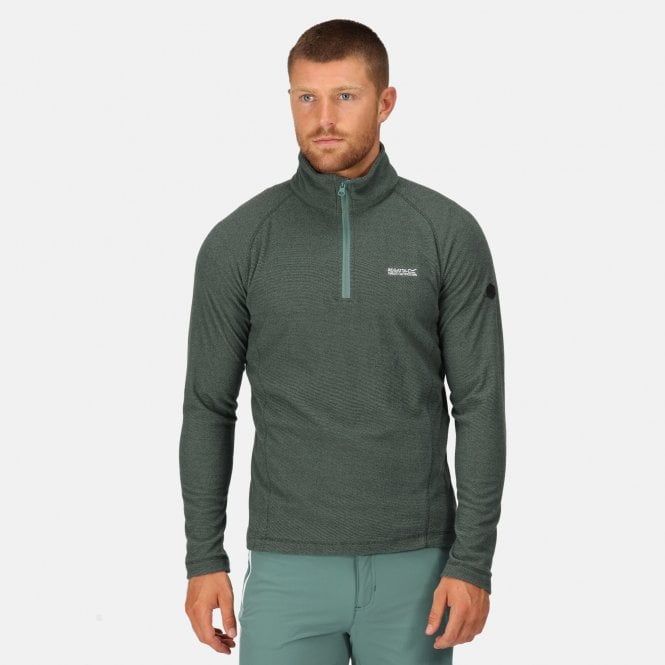 Regatta Montes Mens Half Zip Fleece Lightweight Jumper Pullover - Just £12.49! Shop now at Warwickshire Clothing.
