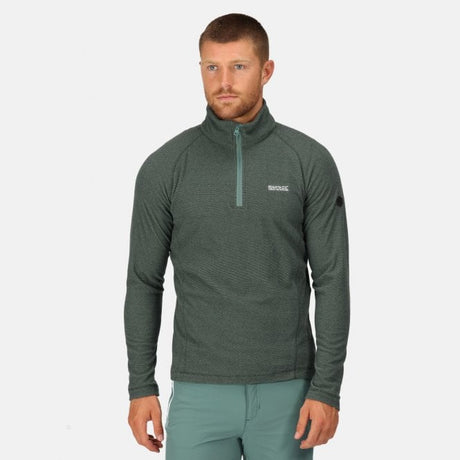 Regatta Montes Mens Half Zip Fleece Lightweight Jumper Pullover - Just £12.49! Shop now at Warwickshire Clothing.