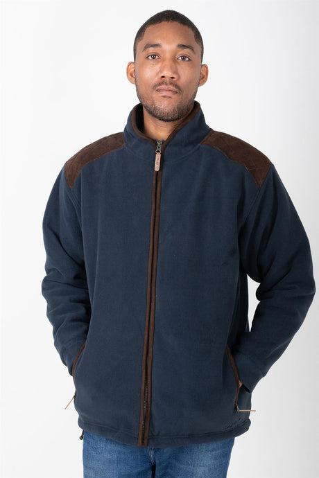 Hazy Blue Marlon Mens Padded Fleece Quilted Jacket - Just £34.99! Shop now at Warwickshire Clothing.