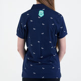 Hazy Blue Womens Cotton Short Sleeve Polo Shirt - Poppy II - Just $14.99! Shop now at Warwickshire Clothing. Free Dellivery.