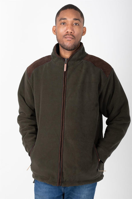 Hazy Blue Marlon Mens Padded Fleece Quilted Jacket - Just £34.99! Shop now at Warwickshire Clothing.