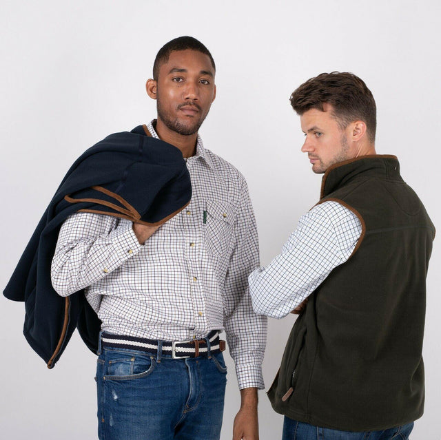 Hazy Blue Mens Fleece Waistcoat Gilet Bodywarmer - Bentley - Just £22.99! Shop now at Warwickshire Clothing.