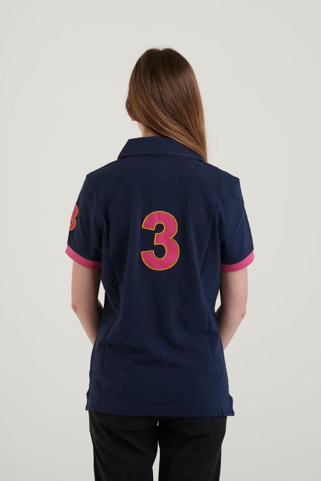 Hazy Blue Womens Short Sleeve Polo Shirt - Carly II - Just £14.99! Shop now at Warwickshire Clothing.