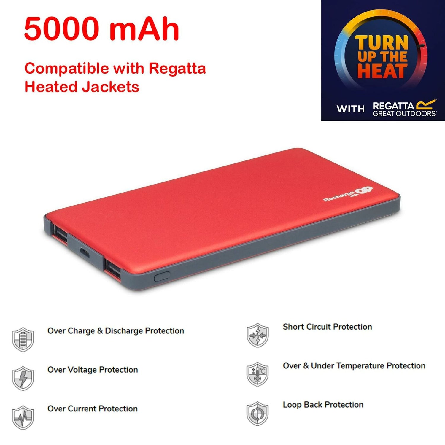 Regatta Heated Jacket Battery Pack - RBE001 - Just £19.99! Shop now at Warwickshire Clothing.