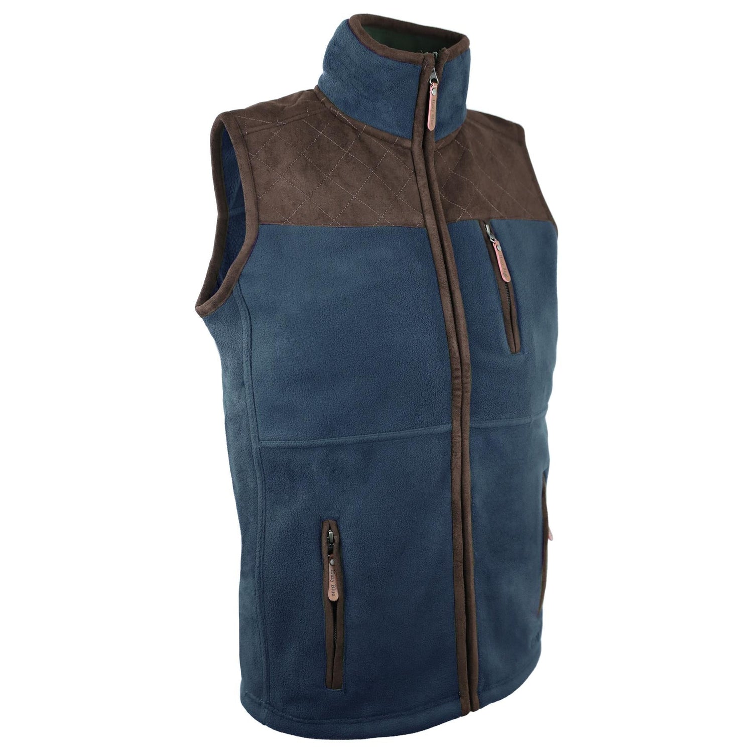 Hazy Blue Denton II Mens Fleece Gilet - Just £34.99! Shop now at Warwickshire Clothing.