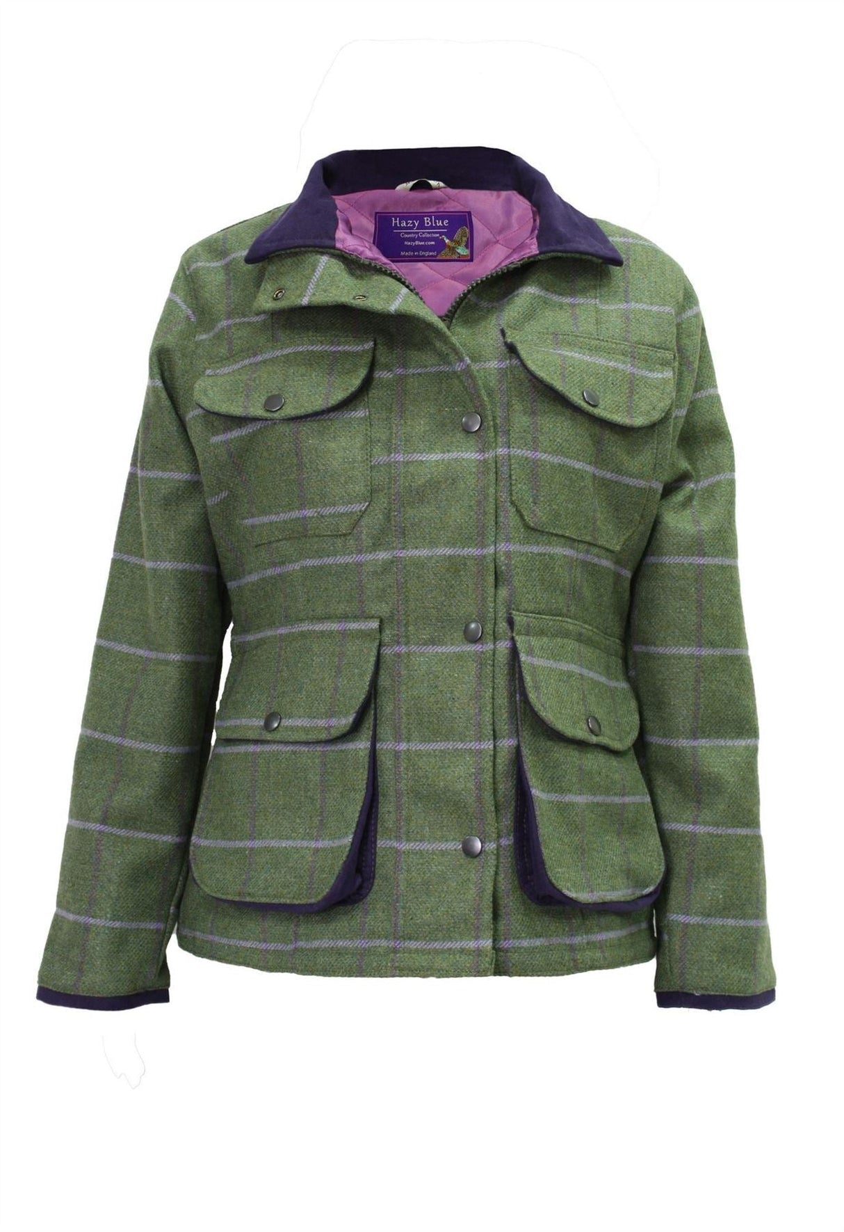 Hazy Blue Womens Tweed Jacket Sandringham - Just £69.99! Shop now at Warwickshire Clothing.