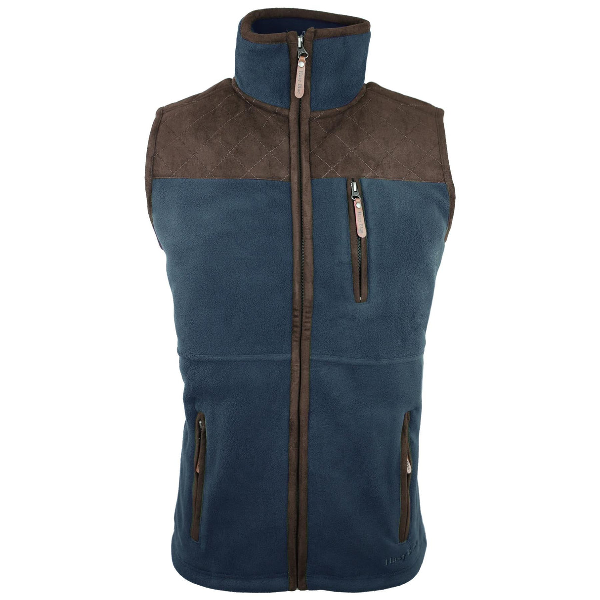 Hazy Blue Denton II Mens Fleece Gilet - Just £34.99! Shop now at Warwickshire Clothing.