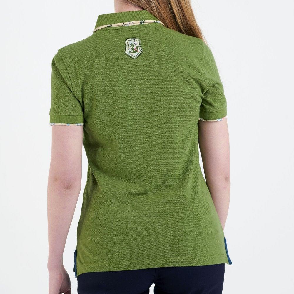 Hazy Blue Womens Short Sleeve Polo Shirt - Bella - Just £14.99! Shop now at Warwickshire Clothing.