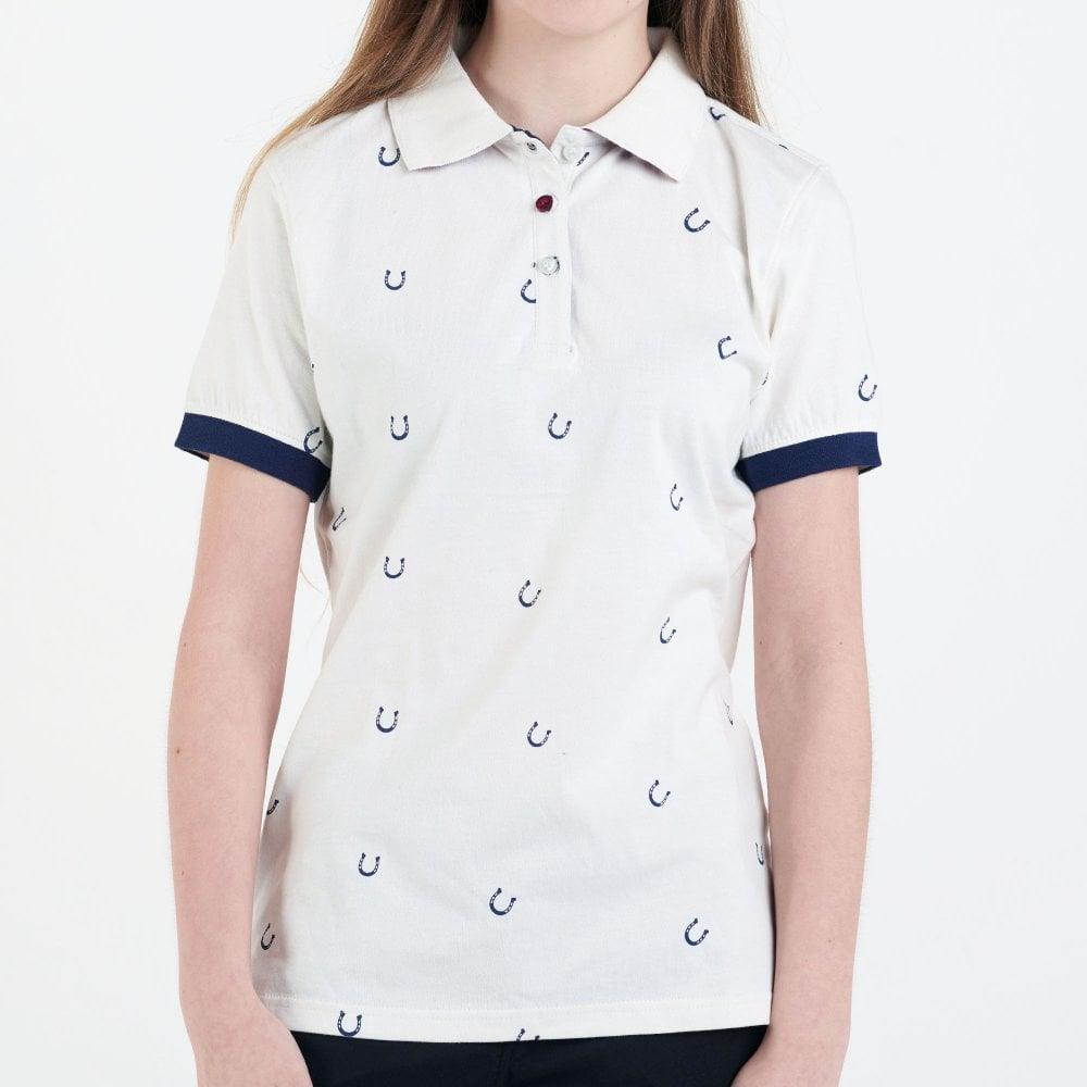 Hazy Blue Womens Short Sleeve Polo Shirt - Pippa - Just £14.99! Shop now at Warwickshire Clothing.