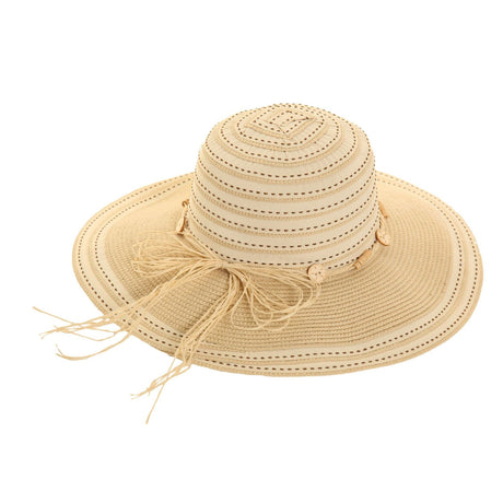 Hazy Blue RIBBED STRAW Womens Hat - Just £14.99! Shop now at Warwickshire Clothing.