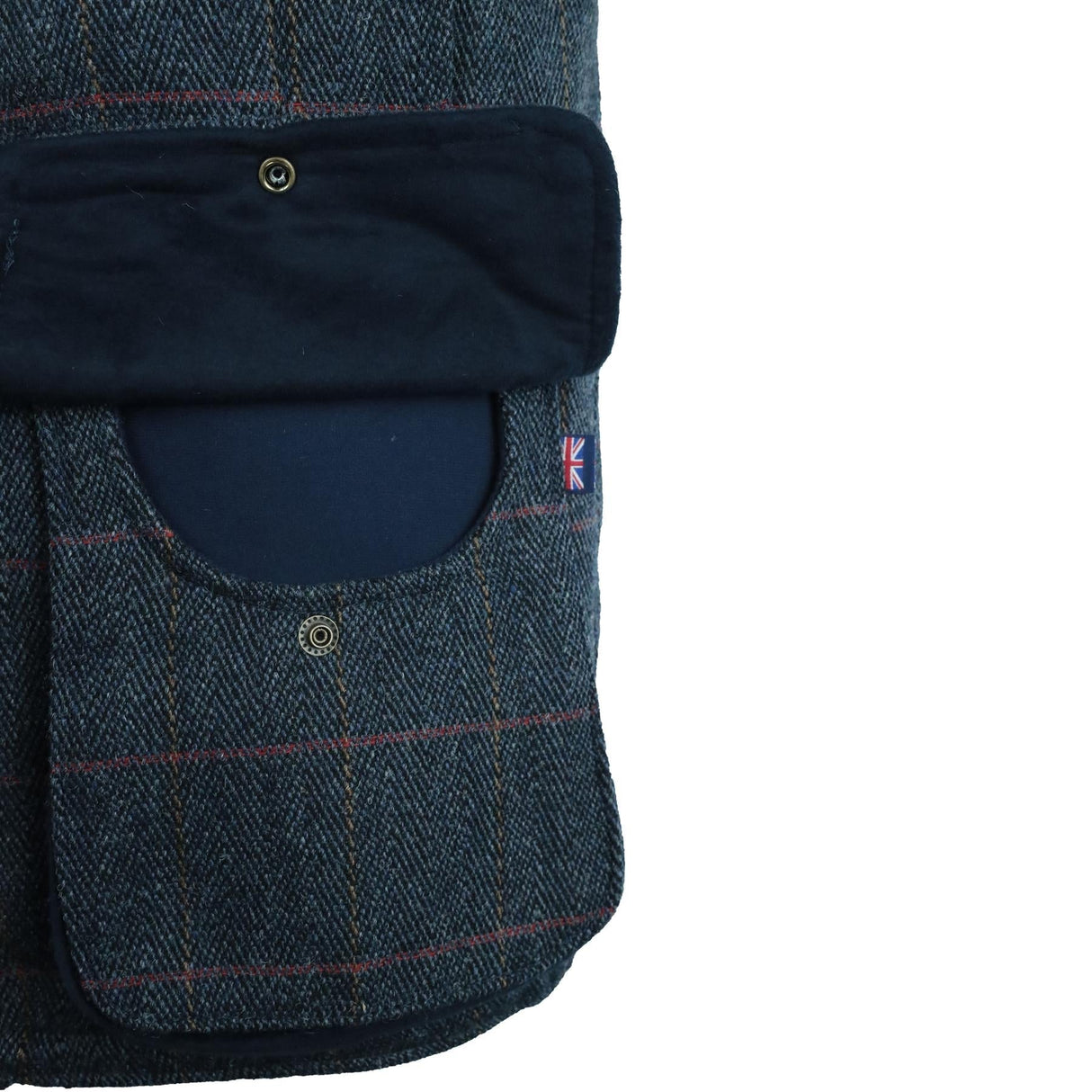 Hazy Blue Tweed Mens Bodywarmer Waistcoat - Just £69.99! Shop now at Warwickshire Clothing.