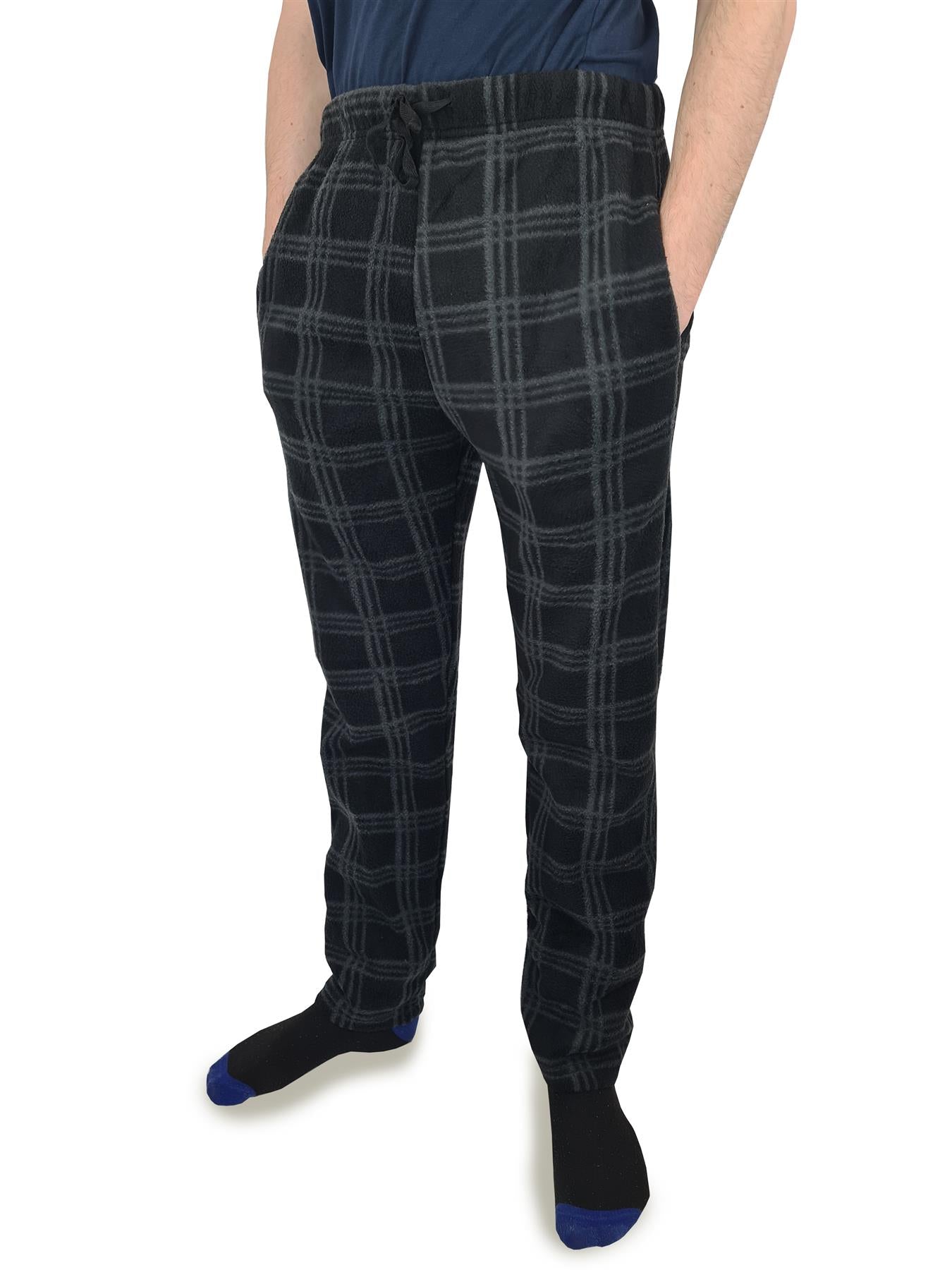 Hazy Blue Paxton Mens Fleece Pyjamas Bottoms - Just £11.99! Shop now at Warwickshire Clothing.