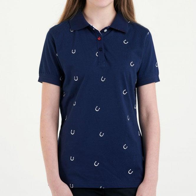 Hazy Blue Womens Short Sleeve Polo Shirt - Pippa - Just £14.99! Shop now at Warwickshire Clothing.