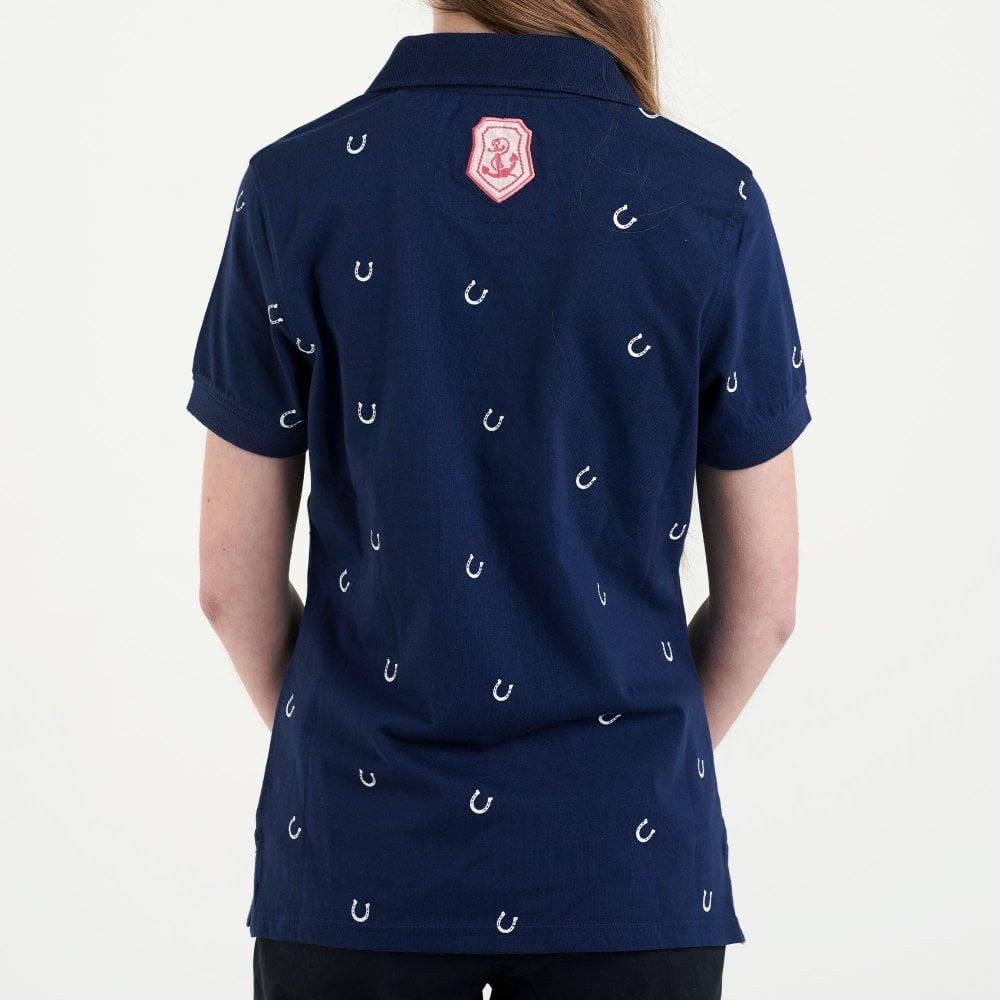 Hazy Blue Womens Short Sleeve Polo Shirt - Pippa - Just £14.99! Shop now at Warwickshire Clothing.