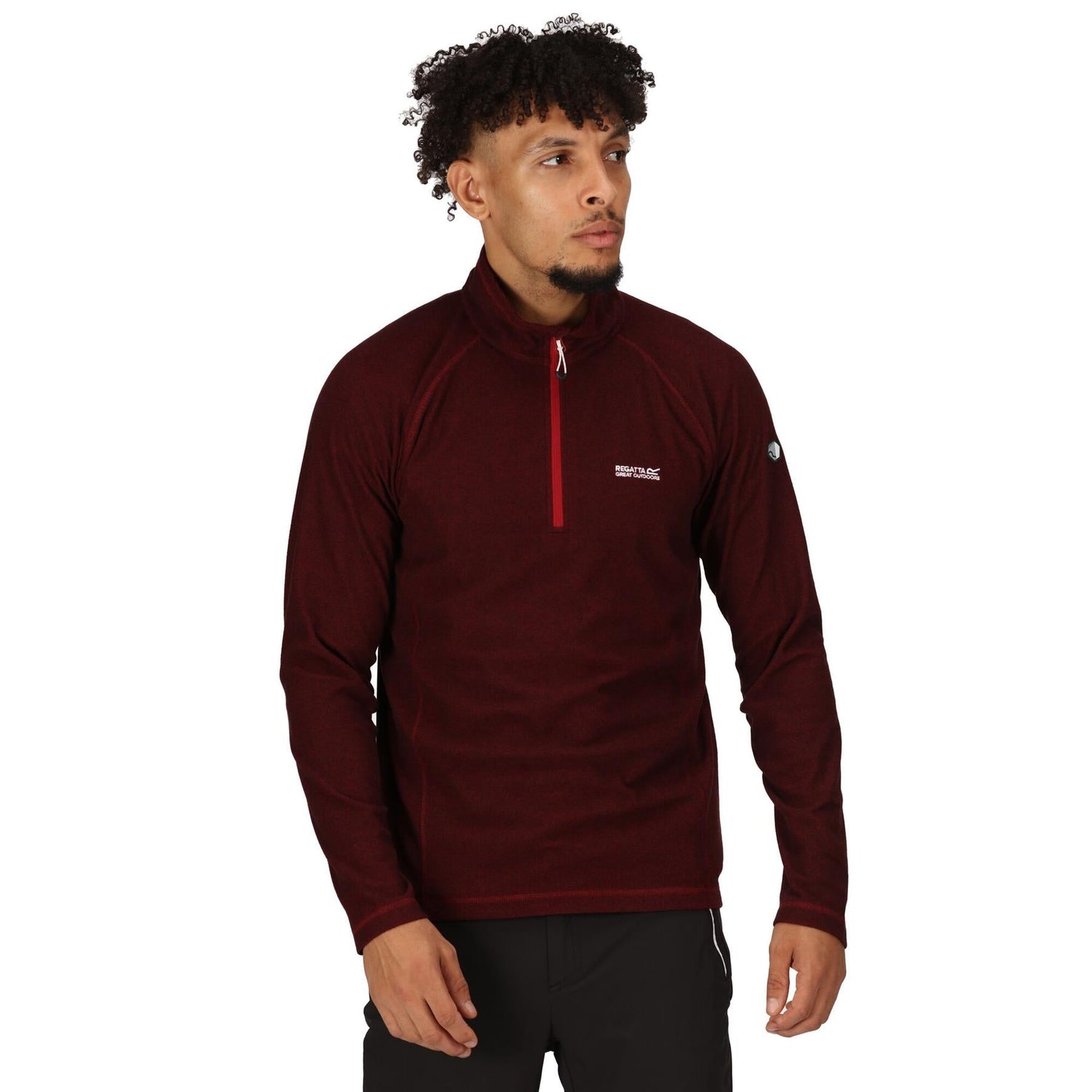 Regatta Montes Mens Half Zip Fleece Lightweight Jumper Pullover - Just £12.49! Shop now at Warwickshire Clothing.