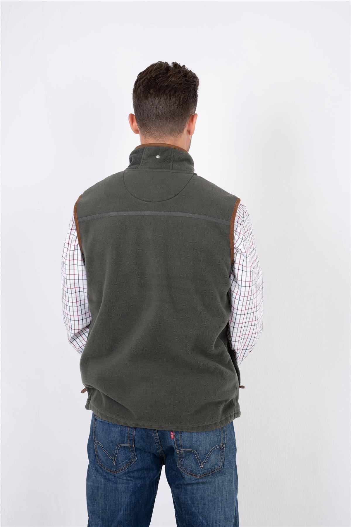Hazy Blue Mens Fleece Waistcoat Gilet Bodywarmer - Bentley - Just £22.99! Shop now at Warwickshire Clothing.