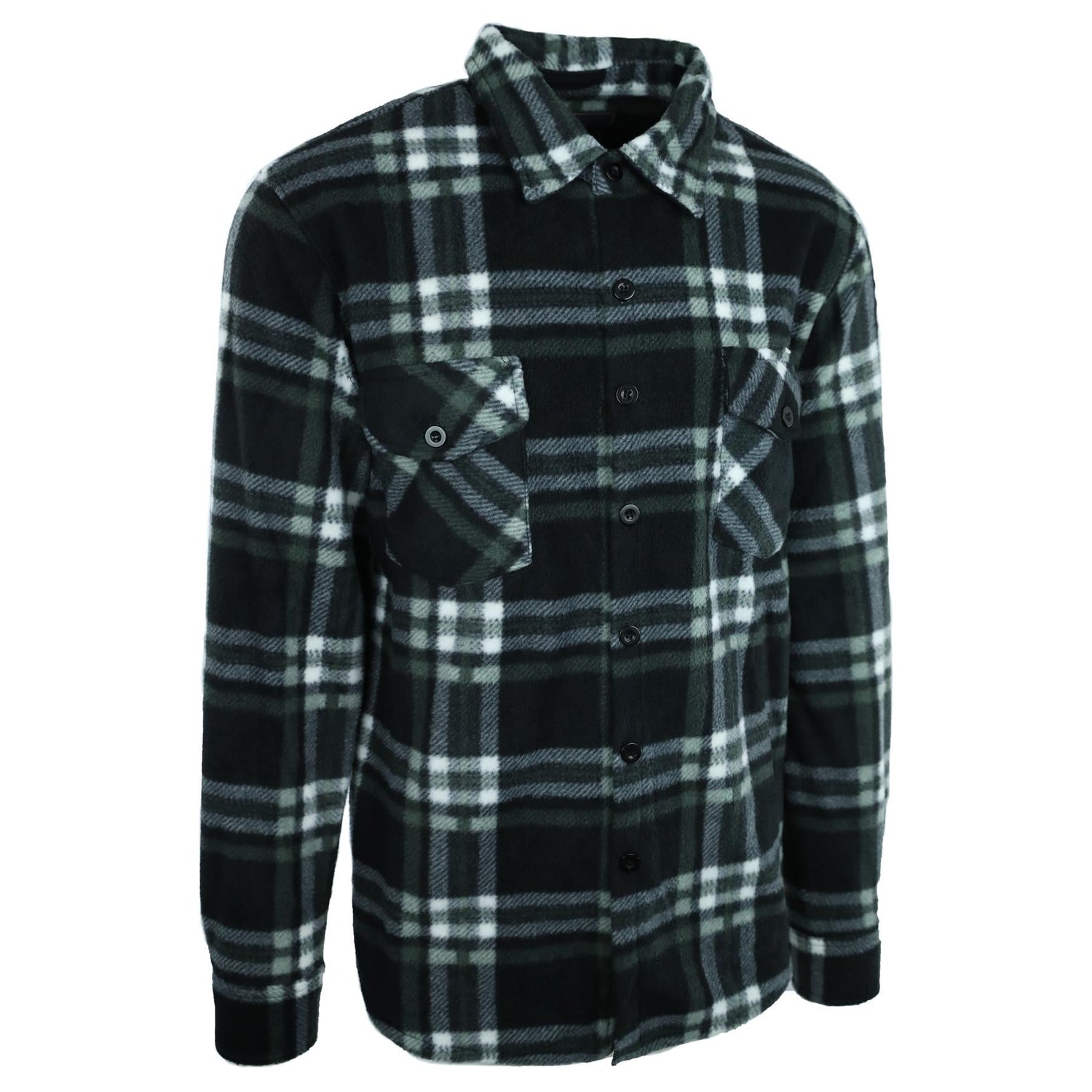 Hazy Blue Trent Men’s Checked Fleece shirt - Just £12.99! Shop now at Warwickshire Clothing.