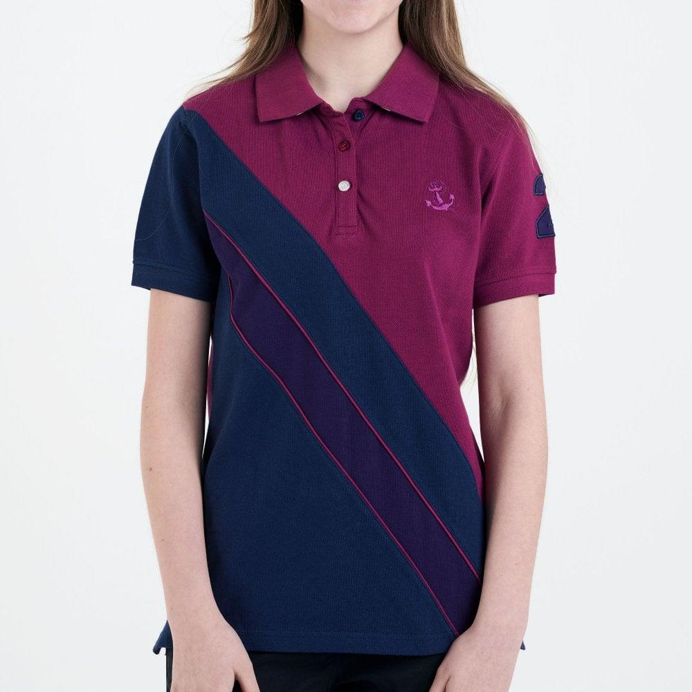 Hazy Blue Womens Short Sleeve Polo Shirt - Chole II - Just £14.99! Shop now at Warwickshire Clothing.