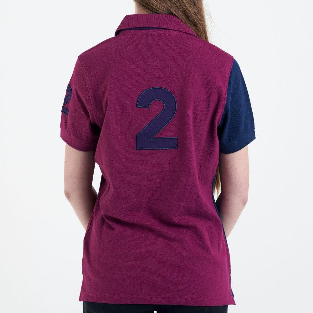 Hazy Blue Womens Short Sleeve Polo Shirt - Chole II - Just £14.99! Shop now at Warwickshire Clothing.