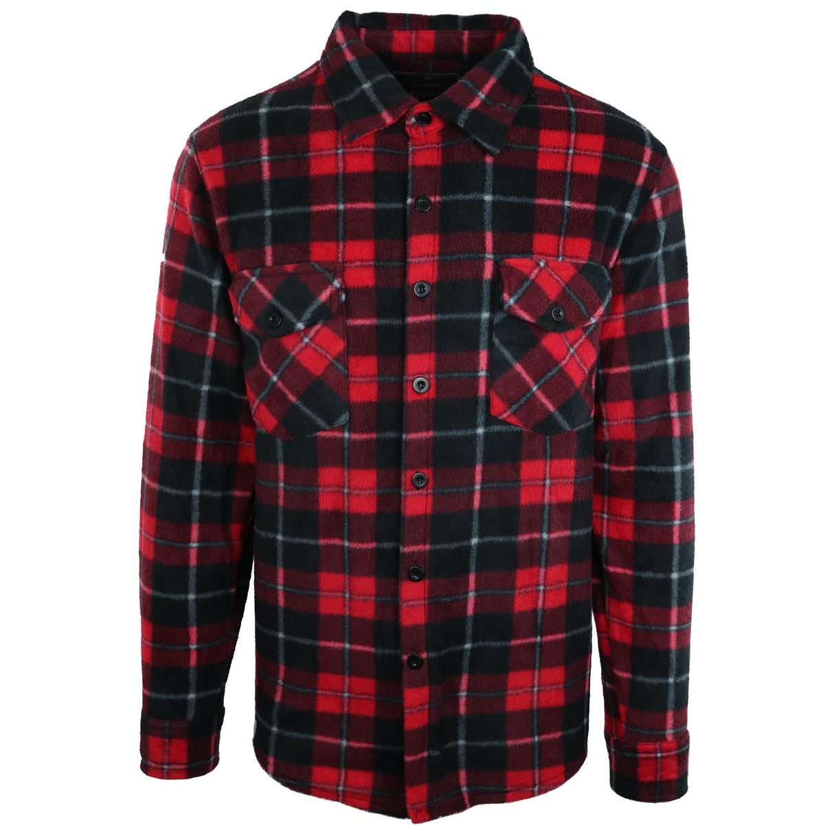 Hazy Blue Trent Men’s Checked Fleece shirt - Just £12.99! Shop now at Warwickshire Clothing.
