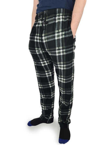 Hazy Blue Paxton Mens Fleece Pyjamas Bottoms - Just £11.99! Shop now at Warwickshire Clothing.