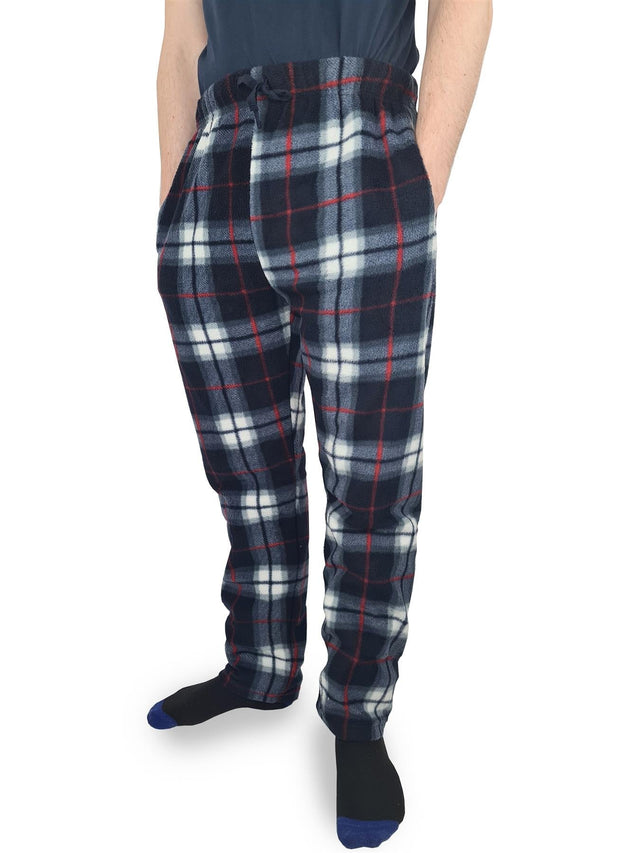Hazy Blue Paxton Mens Fleece Pyjamas Bottoms - Just £11.99! Shop now at Warwickshire Clothing.