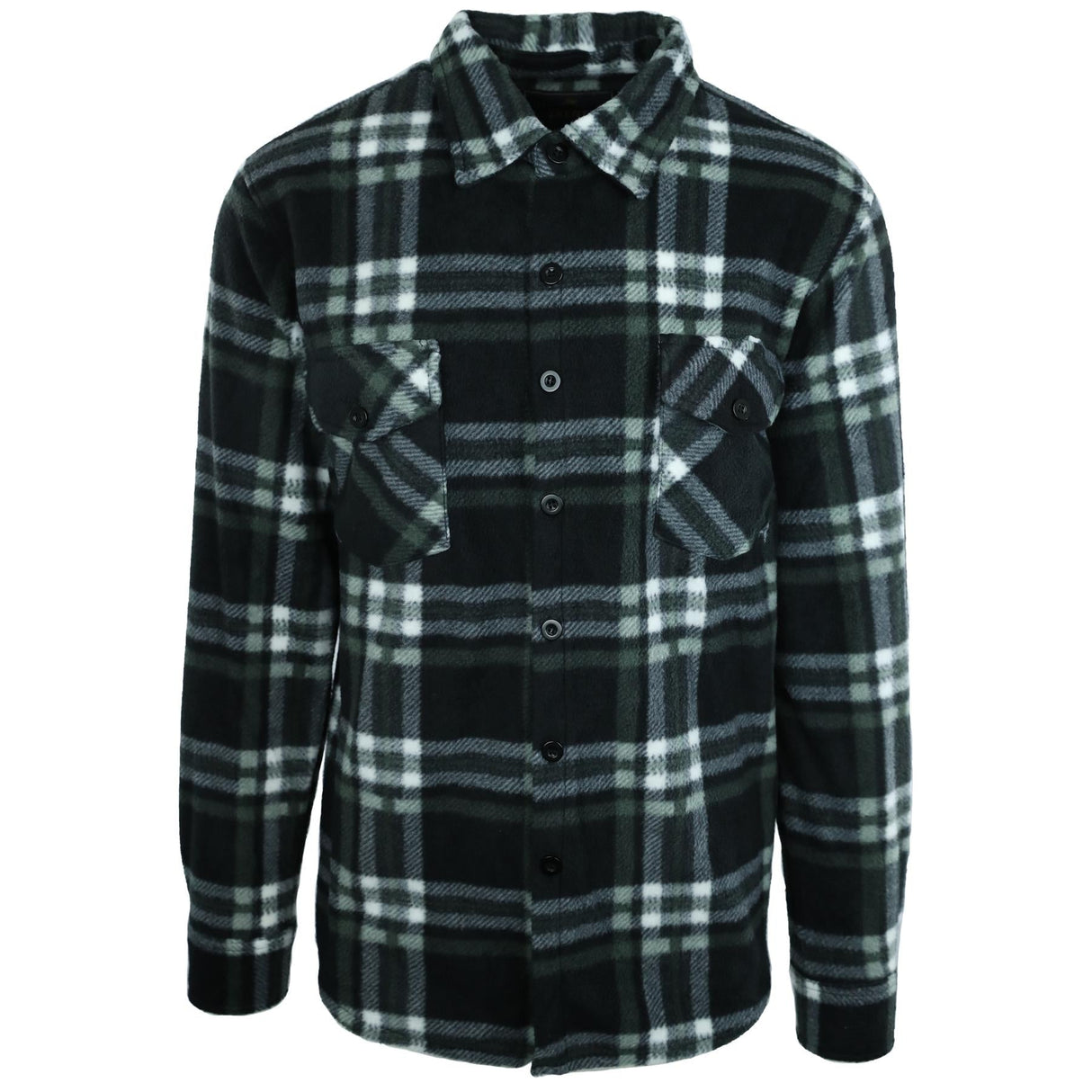 Hazy Blue Trent Men’s Checked Fleece shirt - Just £12.99! Shop now at Warwickshire Clothing.