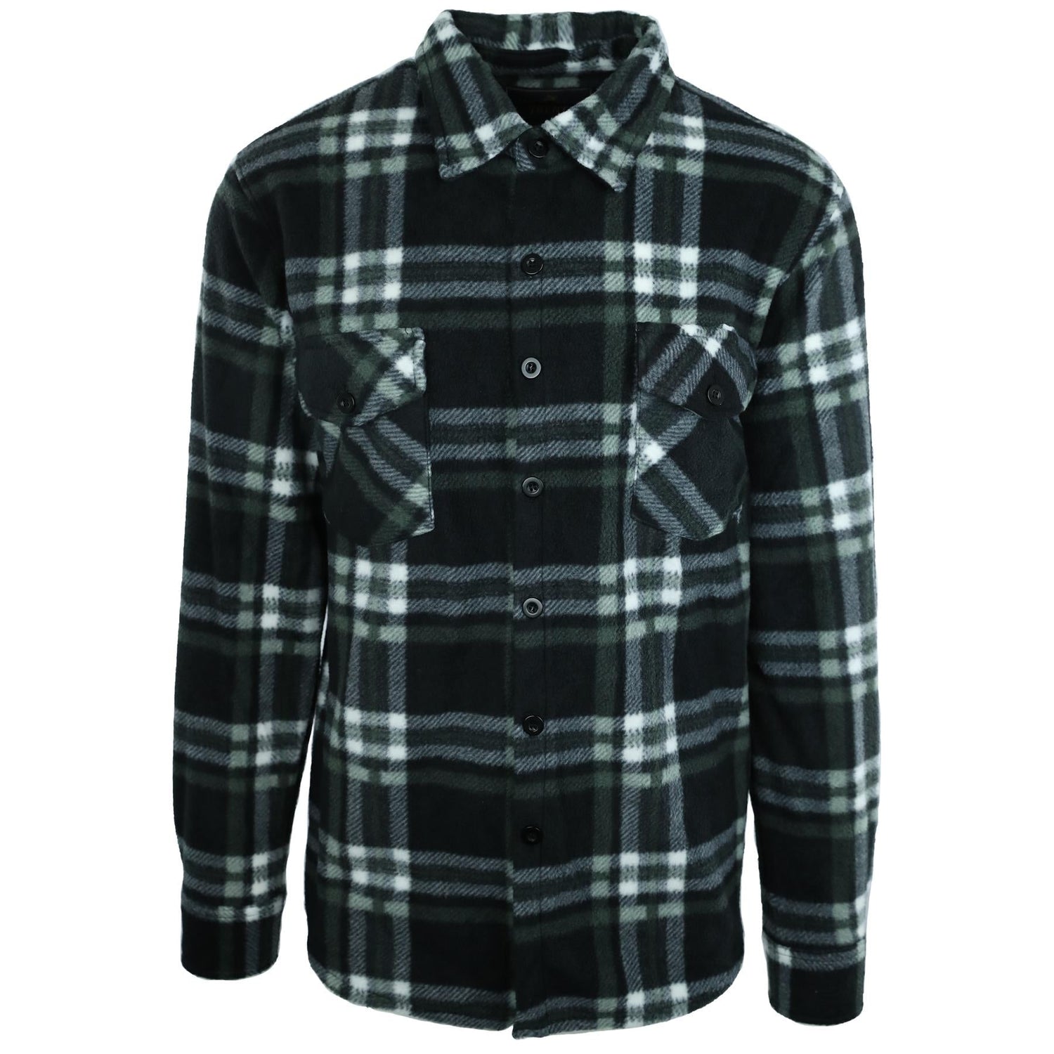 Hazy Blue Trent Men’s Checked Fleece shirt - Just £12.99! Shop now at Warwickshire Clothing.