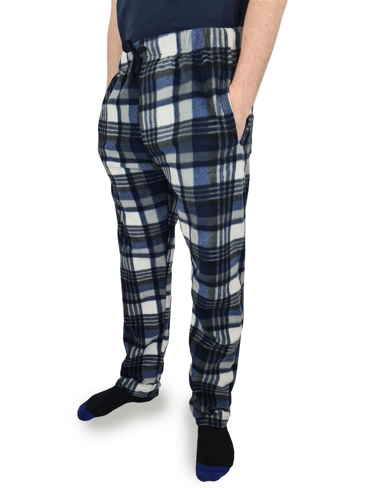 Hazy Blue Paxton Mens Fleece Pyjamas Bottoms - Just £11.99! Shop now at Warwickshire Clothing.
