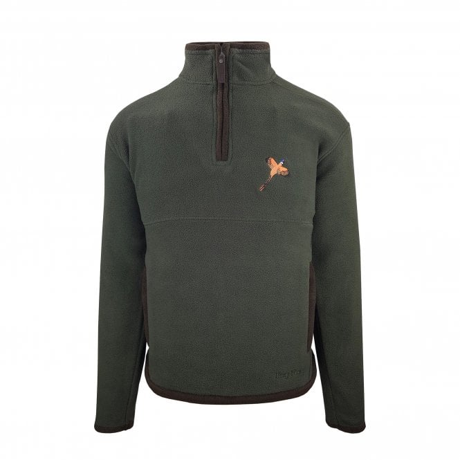 Hazy Blue Swann Mens Half Zip Fleece Pullover - Just $29.99! Shop now at Warwickshire Clothing. Free Dellivery.