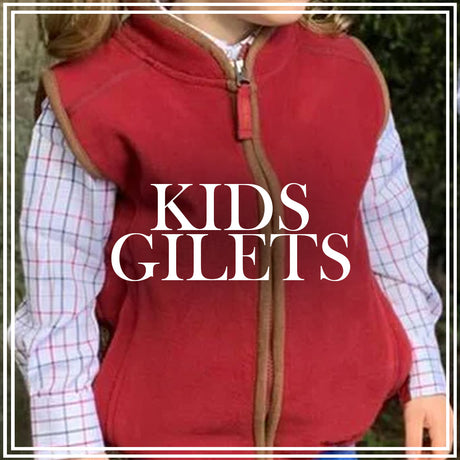 Kids Gilets at warwickshire clothing