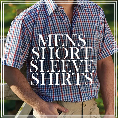 mens short sleeve shirt collection warwickshire clothing