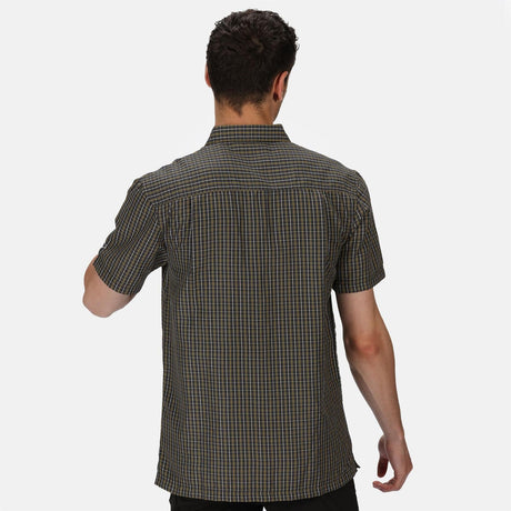 Regatta Mens Mindano V Check Short Sleeve Shirt - Just £14.99! Shop now at Warwickshire Clothing. 