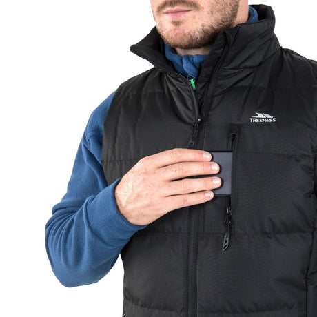 Trespass Mens Clasp Padded Gilet Bodywarmer - Just £34.99! Shop now at Warwickshire Clothing. 