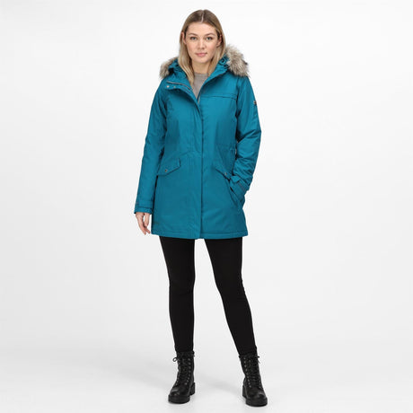 Regatta Womens Serleena II Waterproof Insulated Fur Trim Hooded Parka Jacket - Just £39.99! Shop now at Warwickshire Clothing. 