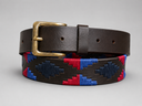 Hazy Blue Brown Leather Polo Belts: Equestrian Style & Everyday Elegance - Jordon
