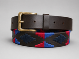 Hazy Blue Brown Leather Polo Belts: Equestrian Style & Everyday Elegance - Jordon