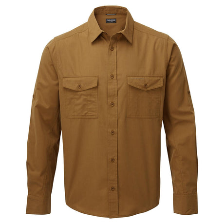 Craghoppers Mens New Kiwi Long Sleeved Shirt Walking Nosi Defence Travel - Just £29.99! Shop now at Warwickshire Clothing. 