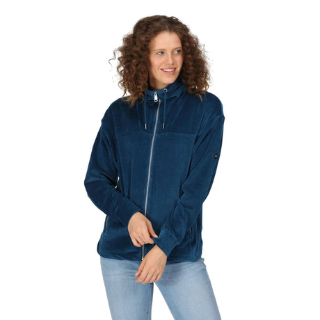 Regatta Womens Jessalyn Full Zip Velour Fleece Jacket - Premium clothing from Regatta - Just $28.99! Shop now at Warwickshire Clothing