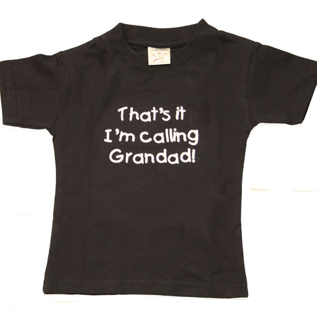 Hazy Blue Kids Thats It I'm Calling Grandad, Grandma & Nanny T-Shirts - Just £5.49! Shop now at Warwickshire Clothing. 