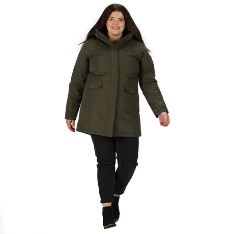 Regatta Womens Serleena II Waterproof Insulated Fur Trim Hooded Parka Jacket - Just £39.99! Shop now at Warwickshire Clothing. 