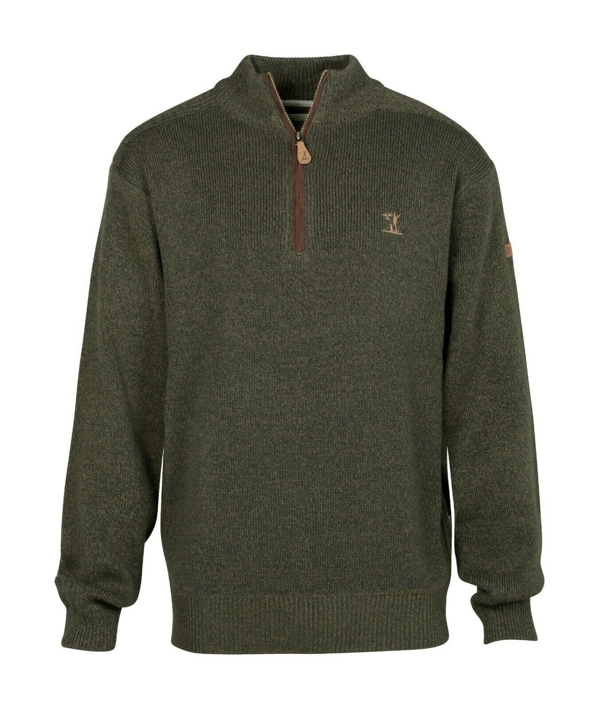 Percussion Knitted Half Zip Jumper 1566 - Premium clothing from Percussion - Just $39.99! Shop now at Warwickshire Clothing