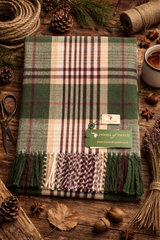 House Of Tweed Womens Soft Check Tartan Scarf