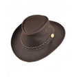 Australian Style Waterproof Leather Hat Brown - Premium clothing from Hazy Blue - Just $24.99! Shop now at Warwickshire Clothing